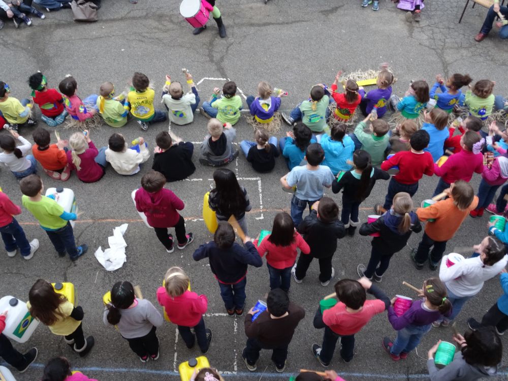 Projet artistique en milieu scolaire, création de spectacle à l'école